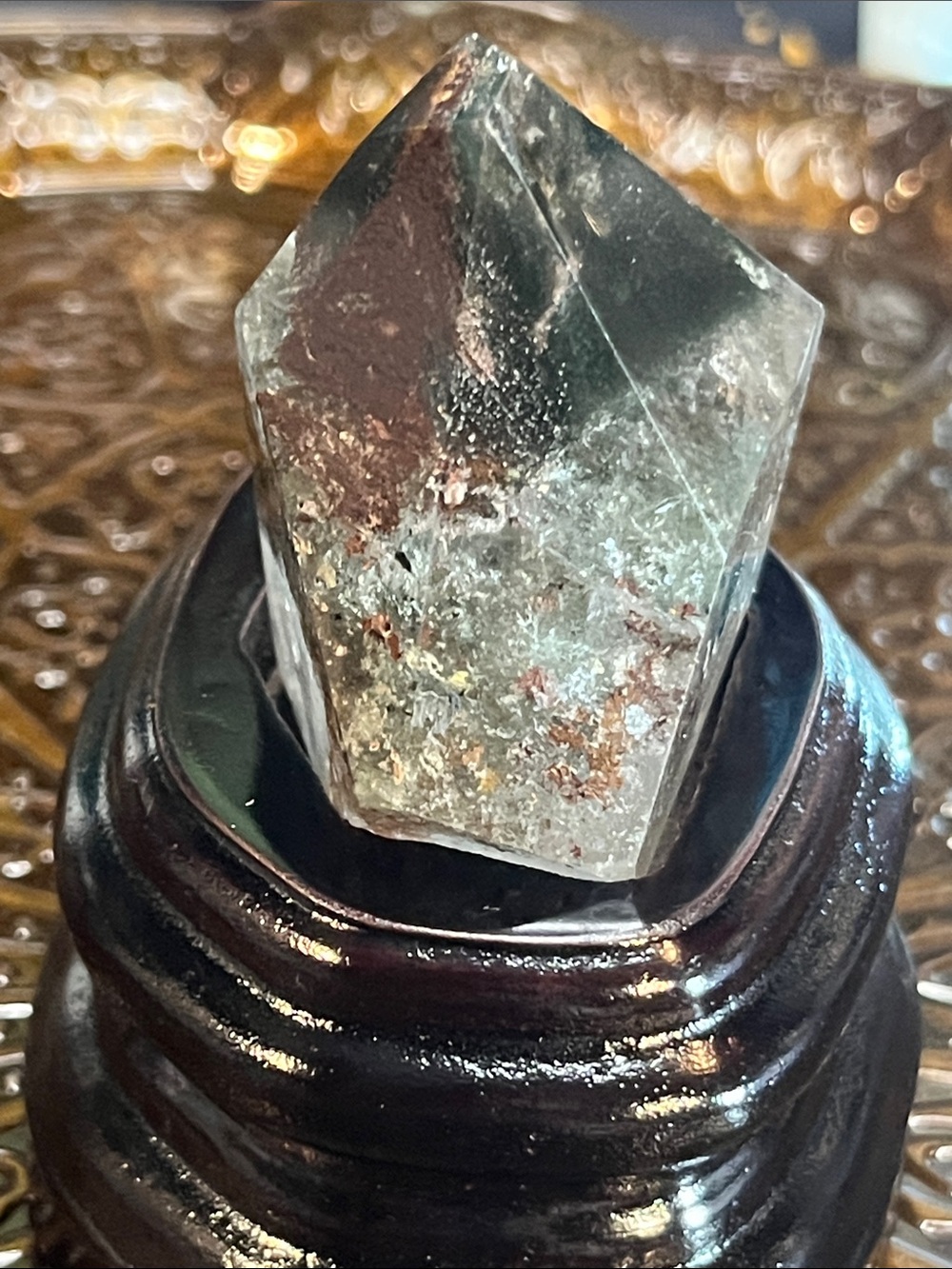Garden quartz in stand - Picture 2 of 7